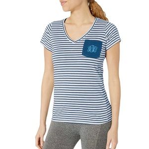 Columbia PFG Monogram Striped Tee Shirt